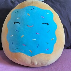 SquishMallow Pillow - Blue and Tan